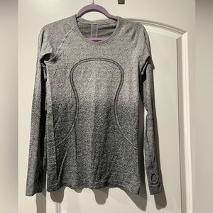 Fading gray lululemon long sleeve top!